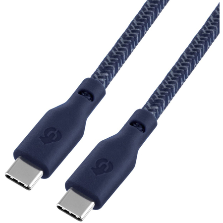 Кабель зарядный uBear Trend Cable USB-C/USB-C 2.4м, 140W синий, Цвет: Blue / Синий, изображение 2