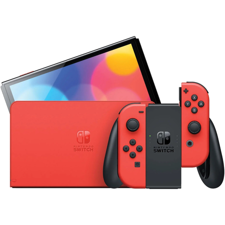 Nintendo Switch Oled Mario Edition, Цвет: Red / Красный, изображение 3