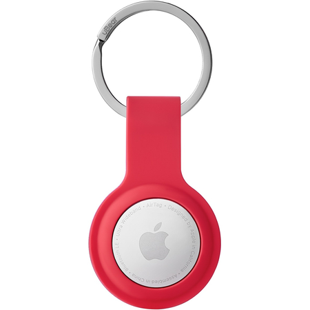 Чехол uBear Touch Ring Case для Apple AirTag с кольцом красный, Цвет: Red / Красный