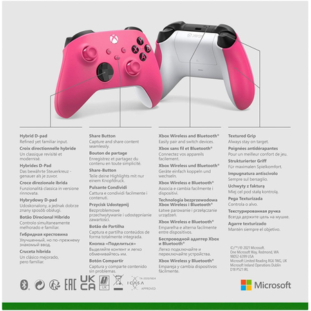 Геймпад Xbox Wireless Controller Deep Pink, Цвет: Pink / Розовый, изображение 9