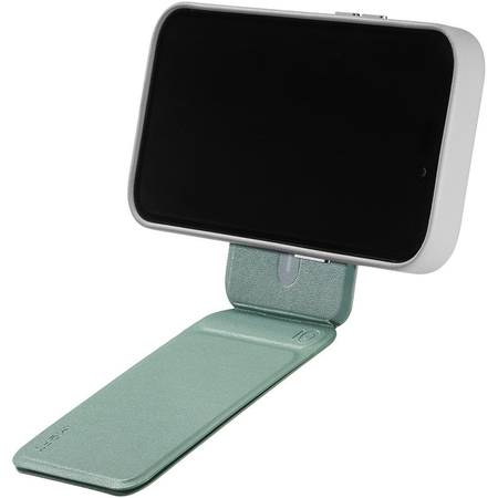 Подставка-трипод Moft Snap Phone Tripod  + магнитное кольцо, экокожа Movas Шалфей, Цвет: Teal / Бирюзовый, изображение 5