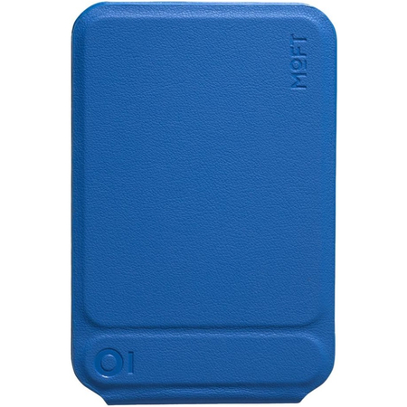 Подставка-трипод Moft Snap Phone Tripod + магнитное кольцо, экокожа Movas Сапфир, Цвет: Blue / Синий, изображение 2