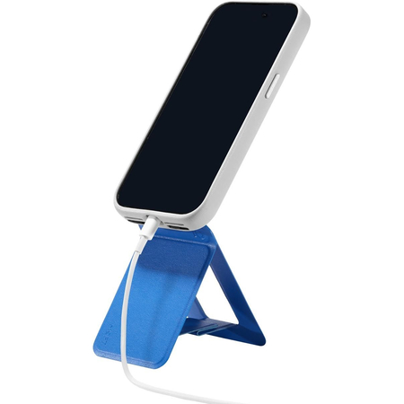 Подставка-трипод Moft Snap Phone Tripod + магнитное кольцо, экокожа Movas Сапфир, Цвет: Blue / Синий, изображение 3