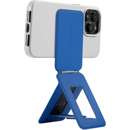 Подставка-трипод Moft Snap Phone Tripod + магнитное кольцо, экокожа Movas Сапфир, Цвет: Blue / Синий, изображение 4
