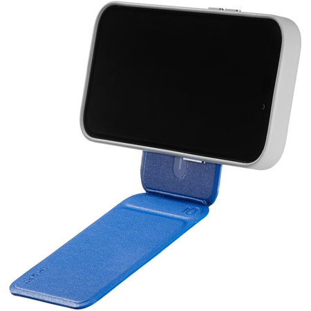 Подставка-трипод Moft Snap Phone Tripod + магнитное кольцо, экокожа Movas Сапфир, Цвет: Blue / Синий, изображение 5