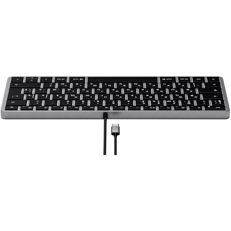 Клавиатура Satechi Slim W1 USB-C Wired Keyboard-RU Серый космос, изображение 2