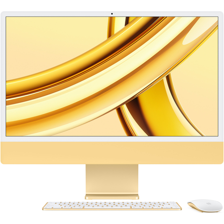 Apple iMac 24" M3 10GPU/8GB/256GB Yellow (Z19F) 2023, Общий объем твердотельных накопителей (SSD): 256 ГБ, Объем оперативной памяти: 8 ГБ, Цвет: Yellow / Желтый