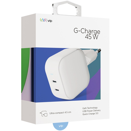 Сетевое зарядное устройство VLP G-Charge 45Вт белый, изображение 3