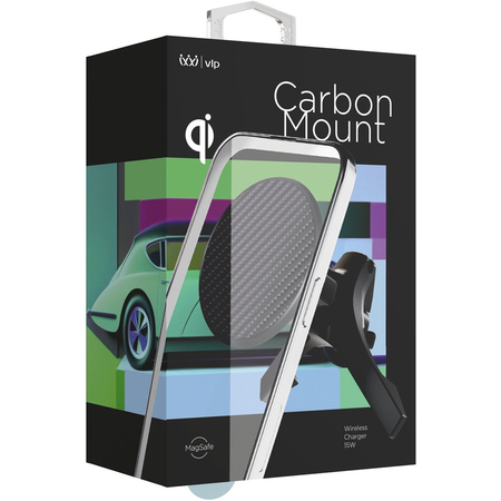 Автомобильный держатель VLP Carbon Mount Magsafe Black, изображение 4