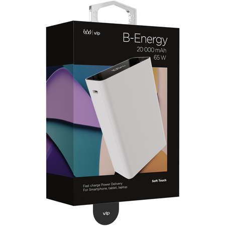 Внешний аккумулятор VLP B-Energy 20000mAh 65W White, изображение 5