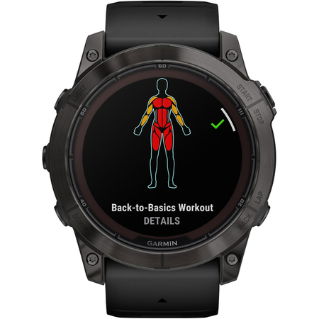 Garmin FENIX 7X Pro Sapphire Solar Carbon Gray, изображение 7