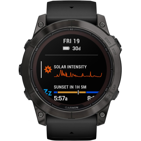 Garmin FENIX 7X Pro Sapphire Solar Carbon Gray, изображение 2
