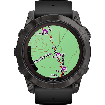 Garmin FENIX 7X Pro Sapphire Solar Carbon Gray, изображение 3