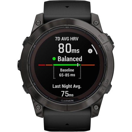 Garmin FENIX 7X Pro Sapphire Solar Carbon Gray, изображение 4