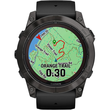 Garmin FENIX 7X Pro Sapphire Solar Carbon Gray, изображение 5