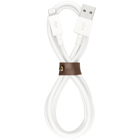 Кабель VLP Nylon USB A - Lightning 1.2m White, Цвет: White / Белый