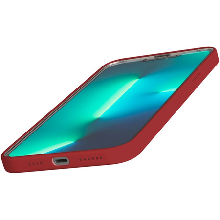 Чехол для iPhone 13 Pro Max VLP Silicone case with MagSafe Red, изображение 3