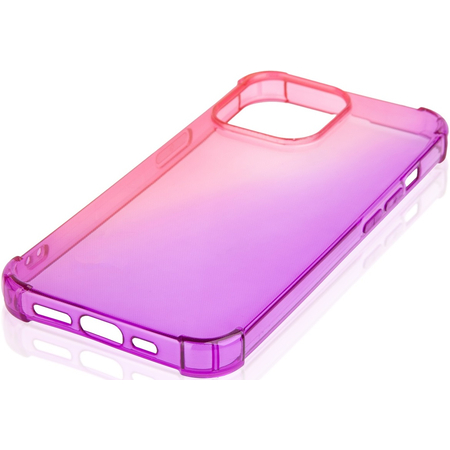 Чехол для iPhone 13 Pro Brosco HARDTPU Pink Purple, изображение 2