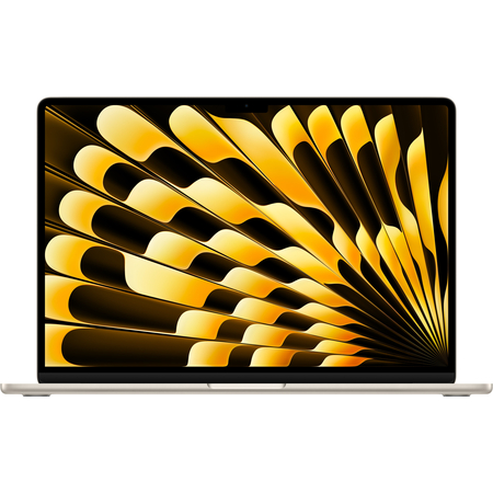 MacBook Air 15" (M3, 8C CPU/10C GPU, 2024), 16 ГБ, 512 ГБ SSD Starlight (MXD33), Общий объем твердотельных накопителей (SSD): 512 ГБ, Объем оперативной памяти: 16 ГБ, Цвет: Starlight / Сияющая звезда