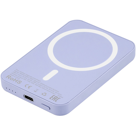 Внешний аккумулятор uBear Flow Magnetic 5000mAh Lavender, Цвет: Violet / Фиолетовый, изображение 3