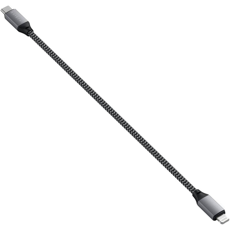 Кабель Satechi USB-C to Lightning MFI Cable 25см. Серый космос, изображение 2