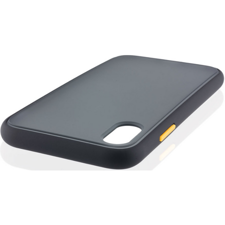 Чехол для iPhone XR Brosco STTPU Черно-желтый, изображение 3