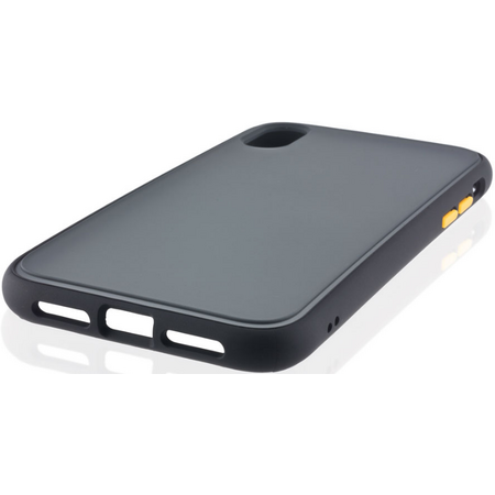 Чехол для iPhone XR Brosco STTPU Черно-желтый, изображение 4