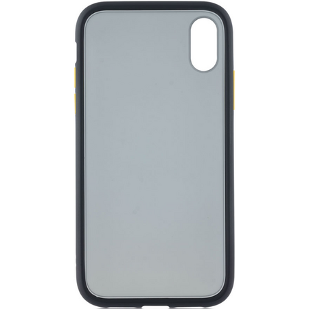 Чехол для iPhone XR Brosco STTPU Черно-желтый, изображение 2
