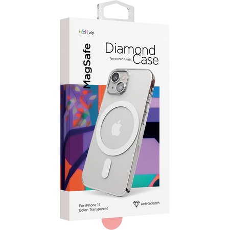 Чехол VLP Diamond Case с MagSafe для iPhone 14/15 Clear, изображение 2