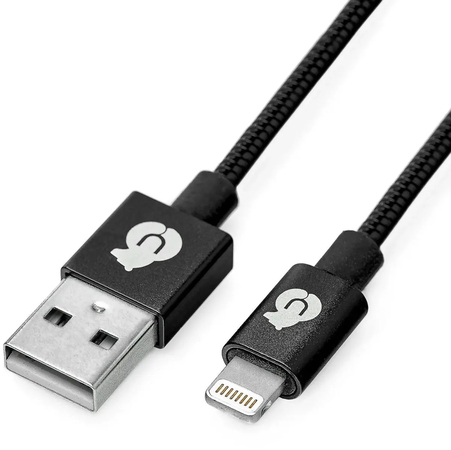 Кабель uBear USB-A to Lightning (DC06BL01-L) 1.2m Black, изображение 2