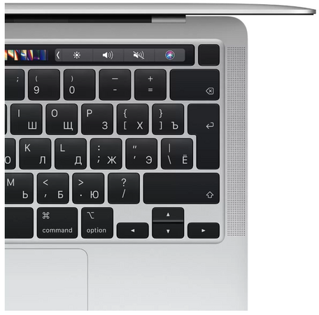 MacBook Pro 13 M1/8/256 Silver, Цвет: Silver / Серебристый, Жесткий диск SSD: 256 Гб, Оперативная память: 8 Гб, изображение 3