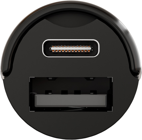 Автомобильное зарядное устройство VLP С-Power 38W USB-C+USB-A, PD, QC, черный, изображение 4