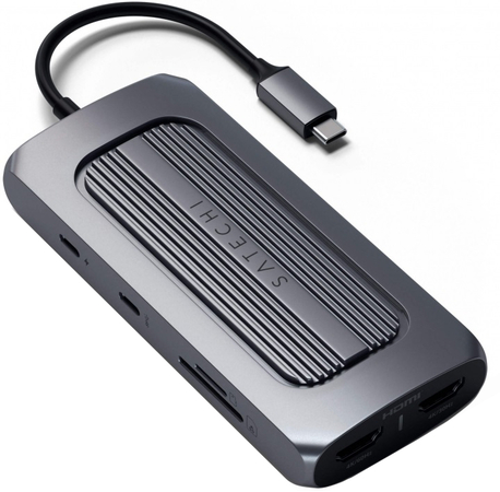 USB-хаб Satechi USB-C Multiport MX Adapter Space Gray, изображение 2