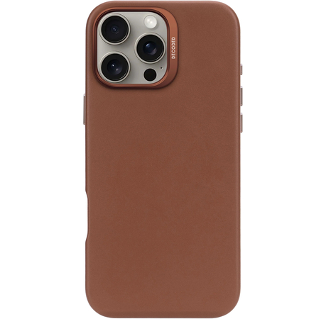 Чехол для iPhone 16 Pro Max Decoded Leather Back Cover Tan, Цвет: Brown / Коричневый