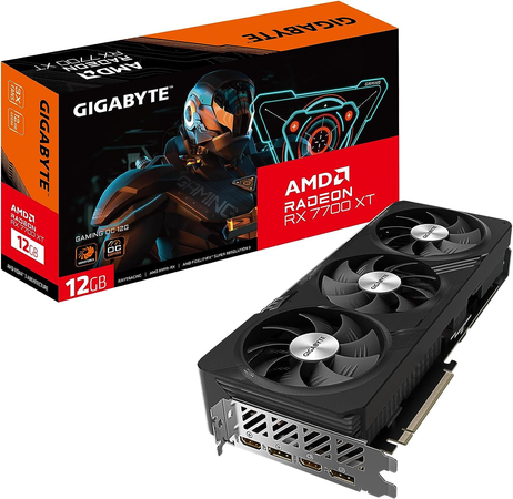 Видеокарта GIGABYTE AMD Radeon RX 7700 XT GAMING OC (GV-R77XTGAMING OC-12GD), изображение 8