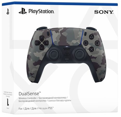 Геймпад Sony PlayStation DualSense 5 Gray Camouflage, Цвет: Camo / Камуфляж, изображение 3