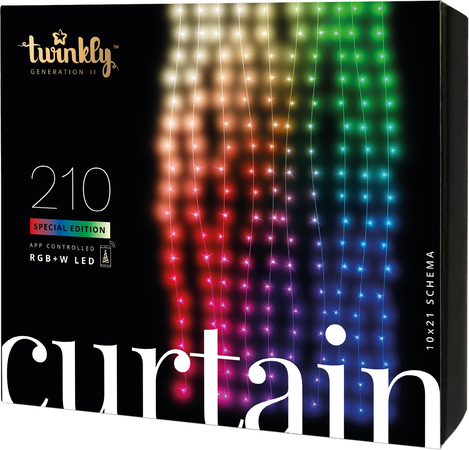 Гирлянда штора Twinkly Curtain Gen II 210 LED (TWW210SPP-TEU)