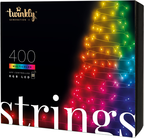 Smart-гирлянда Twinkly Strings Gen II 400 (TWS400STP-BEU)