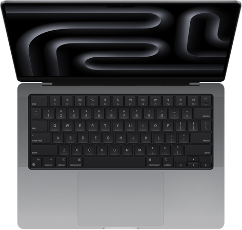 Apple MacBook Pro 14 MTL73 Space Gray (M3 8-Core, GPU 10-Core, 8GB, 512GB), Цвет: Space Gray / Серый космос, Жесткий диск SSD: 512 Гб, Оперативная память: 8 Гб, изображение 2
