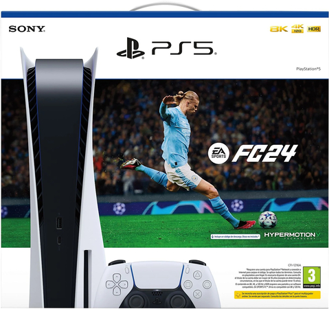 Игровая консоль Sony Playstation 5 White + EA FC24, изображение 8
