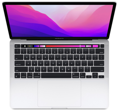 MacBook Pro 13 2022 Apple M2 Touch Bar 8GB SSD 512GB Silver, Цвет: Silver / Серебристый, Жесткий диск SSD: 512 Гб, Оперативная память: 8 Гб, изображение 2