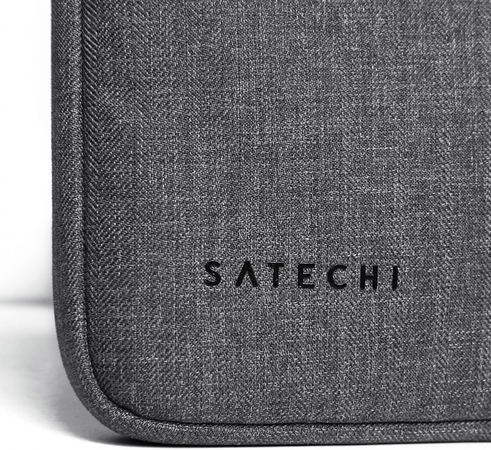 Сумка Satechi Water-Resistant Laptop Carrying Case  13"и 14'' Grey, изображение 4