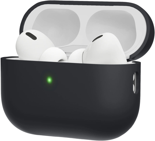 Чехол для AirPods Pro 2 Elago Liquid case with Round strap Black