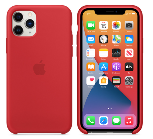 Чехол Apple для iPhone 11 Pro Silicone Case (PRODUCT)RED (оригинал), изображение 6