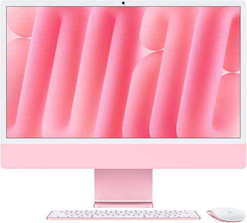 Apple iMac 24" M4 10GPU/16GB/256GB Pink (MWV43) 2024, Общий объем твердотельных накопителей (SSD): 256 ГБ, Объем оперативной памяти: 16 ГБ, Цвет: Pink / Розовый