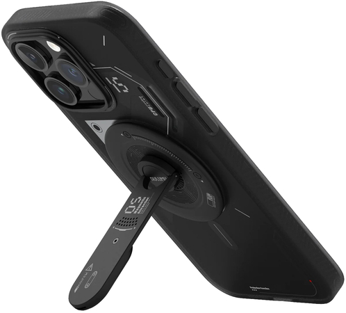 Магнитная подставка/держатель Aulumu G05 Mag Safe Phone Grip Stand 4 в 1 Black, Цвет: Black / Черный, изображение 8