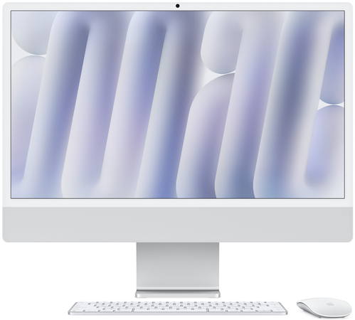 Apple iMac 24" M4 10GPU/16GB/512GB Silver (MWUV3) 2024, Общий объем твердотельных накопителей (SSD): 512 ГБ, Объем оперативной памяти: 16 ГБ, Цвет: Silver / Серебристый