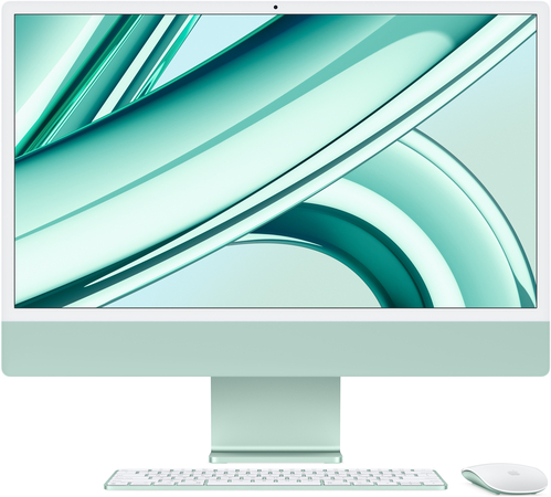 Apple iMac 24" M3 10GPU/8GB/512GB Green (MQRP3) 2023, Общий объем твердотельных накопителей (SSD): 512 ГБ, Объем оперативной памяти: 8 ГБ, Цвет: Green / Зеленый