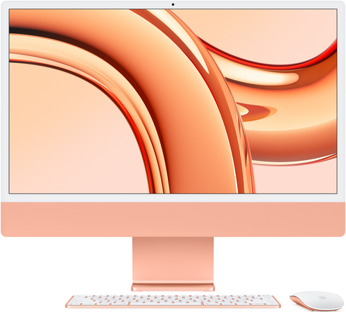 Apple iMac 24" M3 10GPU/8GB/256GB Orange (Z19R) 2023, Общий объем твердотельных накопителей (SSD): 256 ГБ, Объем оперативной памяти: 8 ГБ, Цвет: Orange / Оранжевый