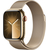 Apple Watch Series 9, 41 мм, корпус из нержавеющей стали цвета "золотистый", миланский сетчатый ремешок цвета "золотистый", Экран: 41, Цвет: Gold / Золотой